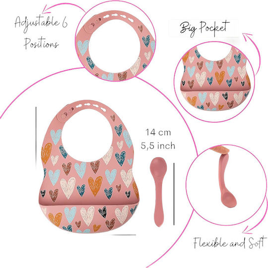 Queen Mother Silicone Baby & Kids Feeding Set with Grey Anti-Slip Base 4 Pieces