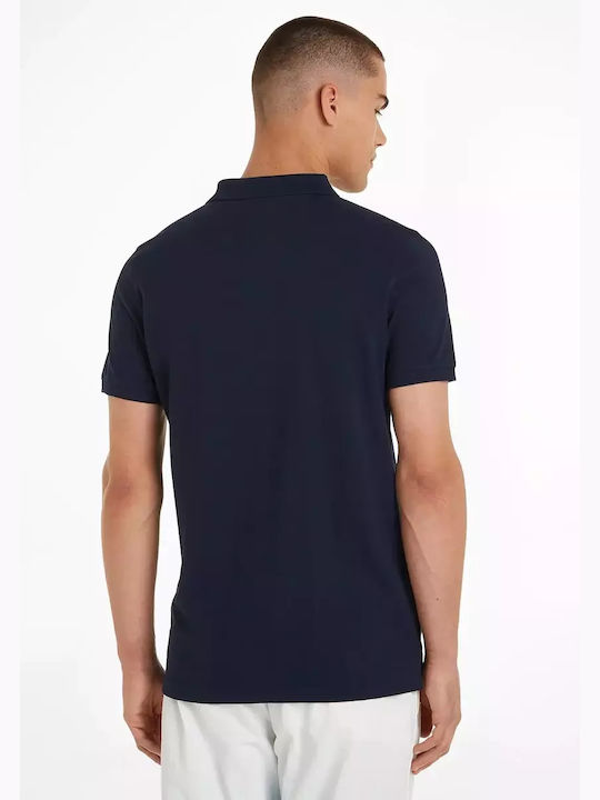 Tommy Hilfiger Bluza Bărbătească cu Mânecă Scurtă Polo BLUE