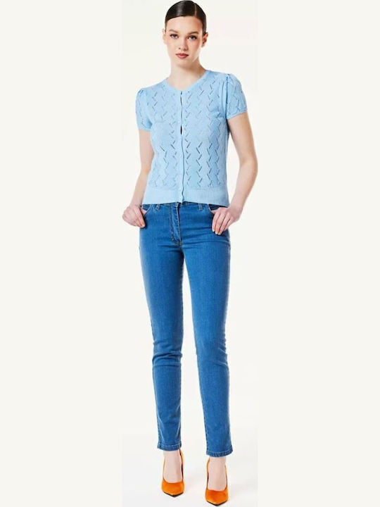 Women's Jean Trousers in Slim Fit Blue