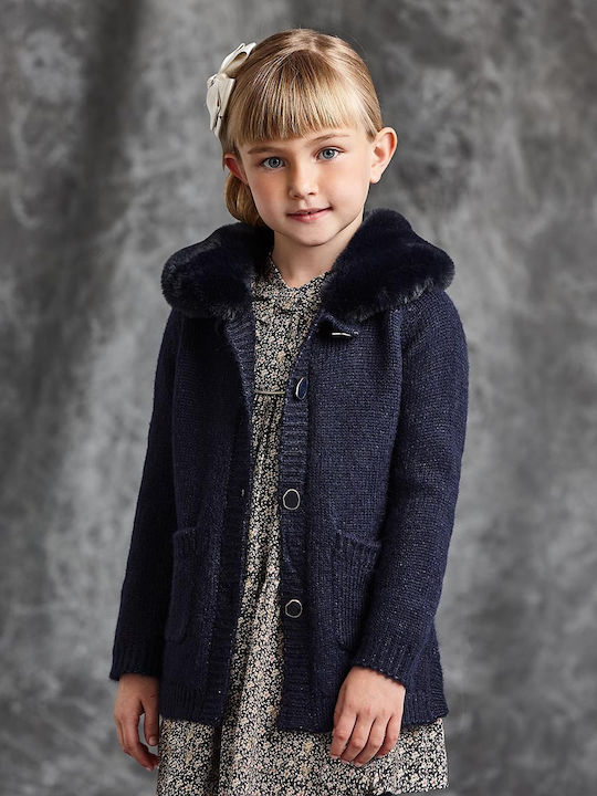 Abel & Lula Kids Cardigan navy blue