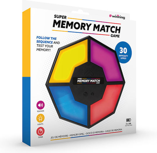 Επιτραπέζιο Παιχνίδι Super Memory Match 8+ Ετών (EN) Winning Moves