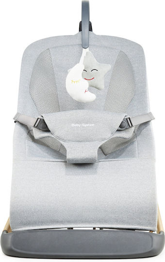 Moby System Manual Relax pentru Bebeluși Lily Gri pentru Copil până la 9kg