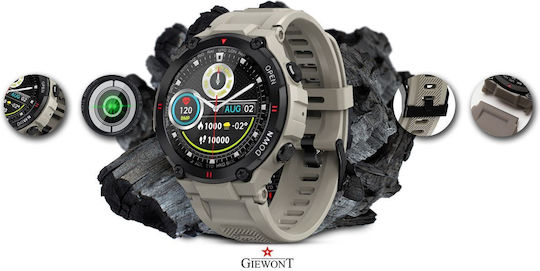 Giewont 430-2 Smartwatch with Heart Rate Monitor (Gray)