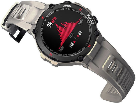 Giewont 430-2 Smartwatch with Heart Rate Monitor (Gray)