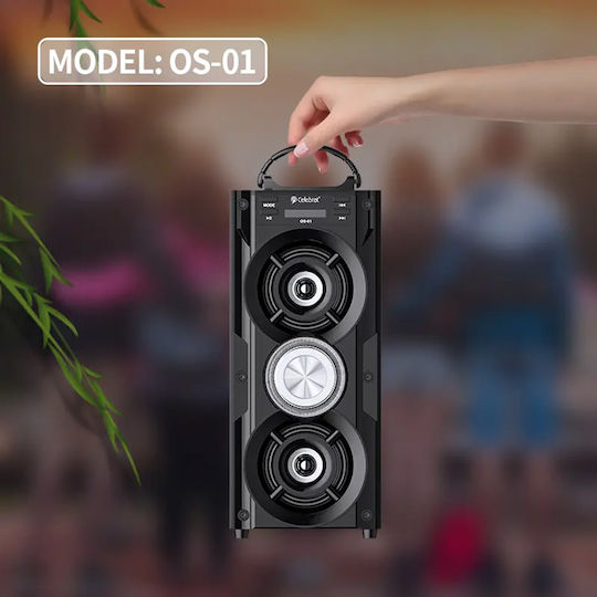 Celebrat Karaoke Speaker With Wired Microphone OS-01-BK Black