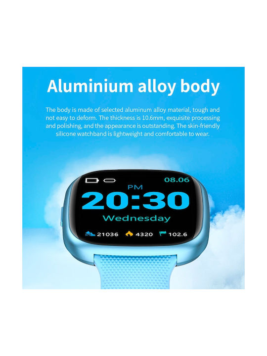 Wonlex Παιδικό Smartwatch HT18 Μπλε