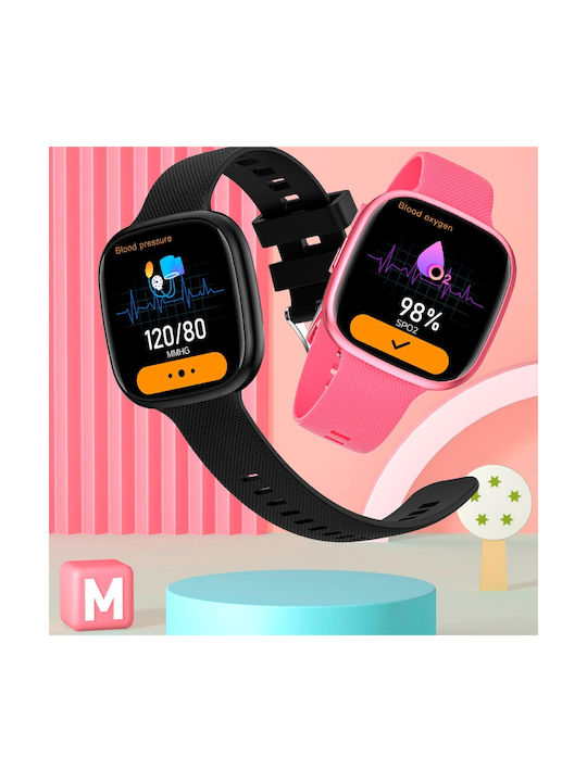 Wonlex Παιδικό Smartwatch HT18 Ροζ