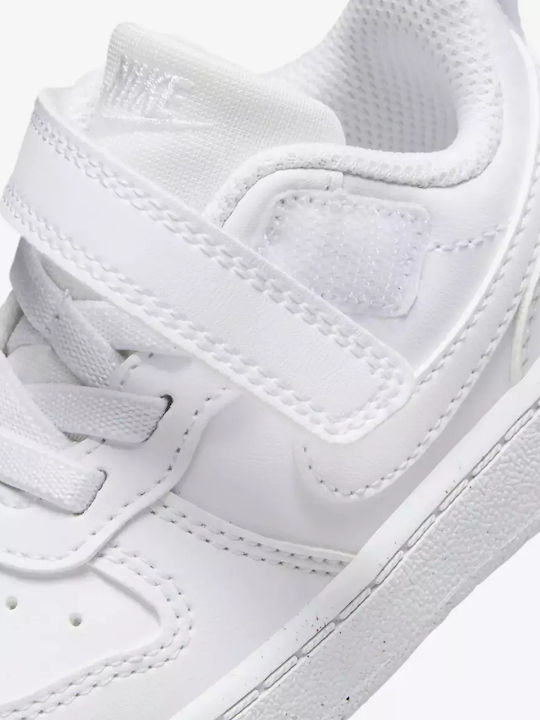Court Borough Low Recraft Παιδικά Sneakers με Σκρατς Λευκά