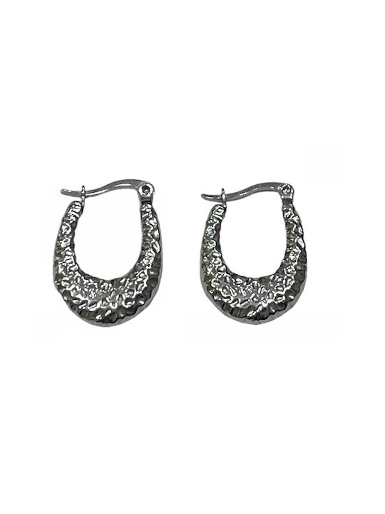 Tatu Moyo Earrings Hoops made of Steel