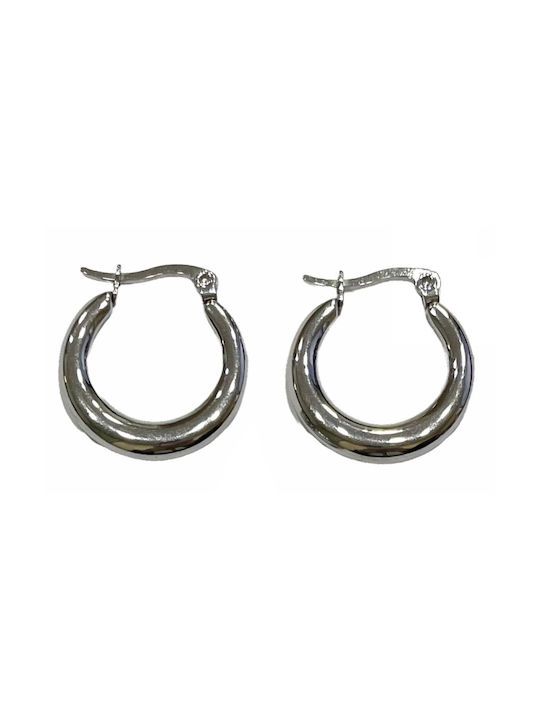 Tatu Moyo Earrings Hoops made of Steel