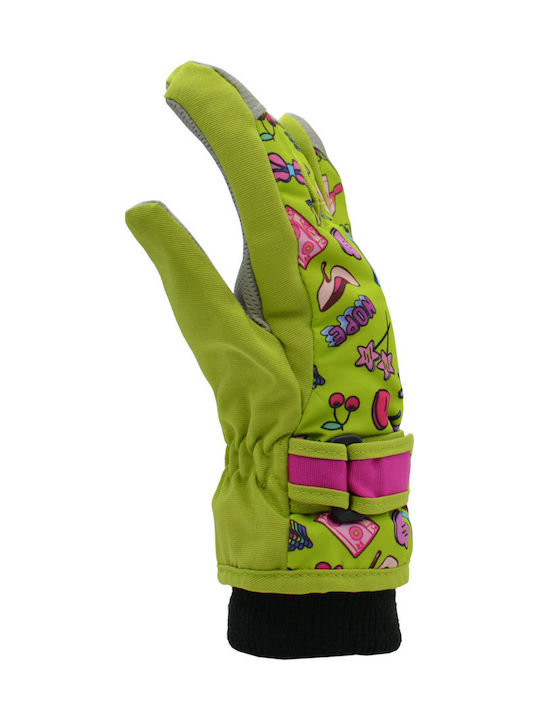 Brims and Trims Παιδικά Γάντια Σκι & Snowboard Πράσινα