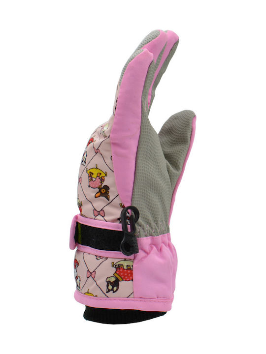 Brims and Trims Παιδικά Γάντια Σκι & Snowboard Ροζ