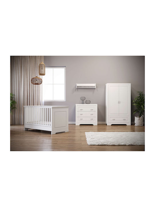 York Zwei Türen Schrank Weiß 100x54x179cm