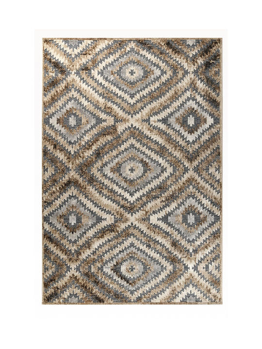 Tzikas Carpets Boheme Rug Rectangular Brown/Grey