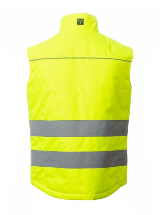 Payper Task Bărbați Vestă de siguranță cu benzi reflectorizante Galben