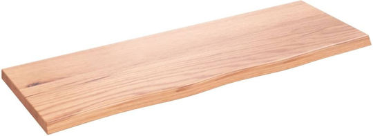 vidaXL Επικαθήμενος Νιπτήρας Ξύλινος 80x30cm Καφέ