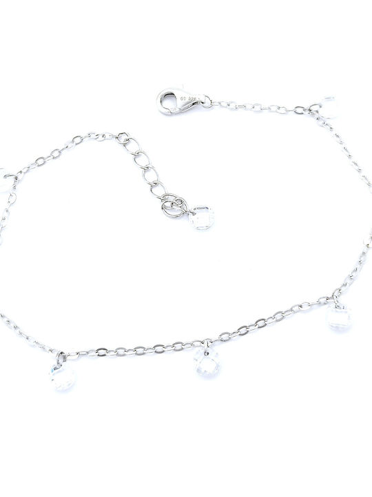 PS Silver Bracelet made of Silver with Zircon