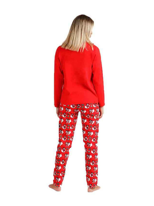 Admas Winter Damen Pyjama-Set Baumwolle ''''''