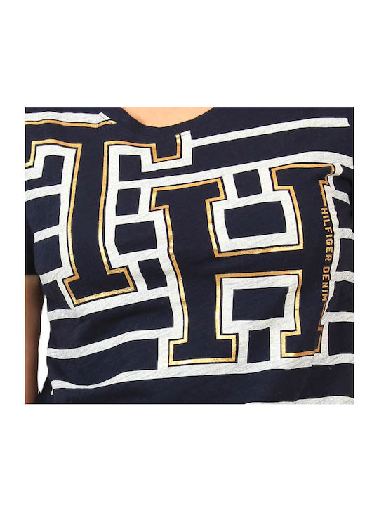 Tommy Hilfiger Women's T-shirt Navy Blue