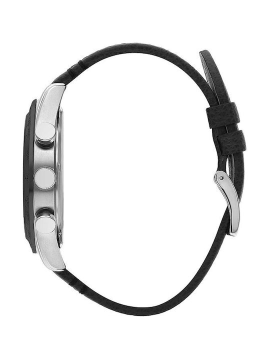 Beverly Hills Polo Club Uhr Batterie mit Schwarz Lederarmband