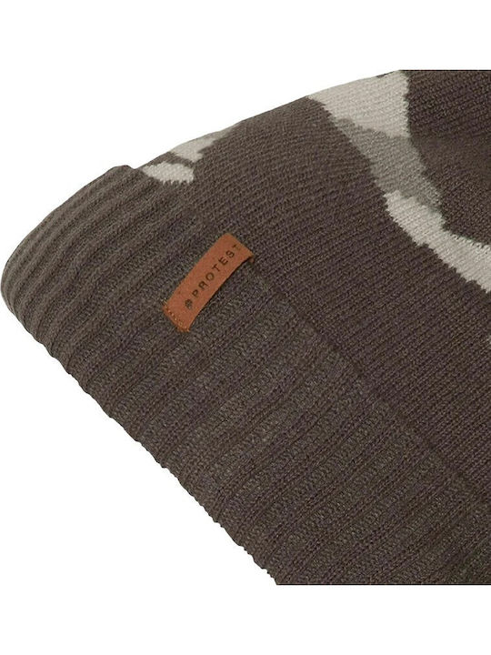 Beanie Unisex Beanie Knitted in Gray color