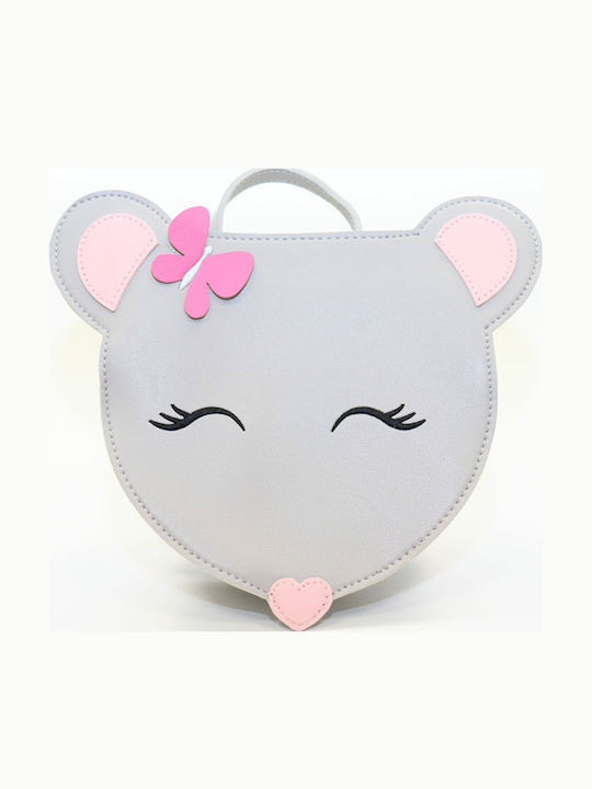 Yuko.B Kinder Rucksack Umhängetasche Gray 14cmcm