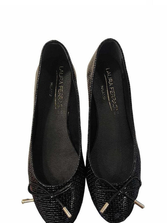 Laura Ferragni Damen Ballerinas in Schwarz Farbe