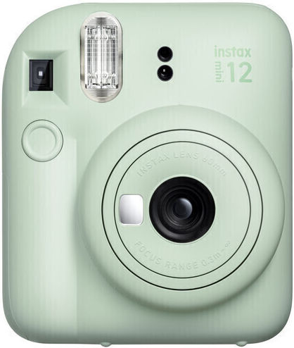 Fujifilm Instax Mini 12 + Θήκη + 10 Films Instant Camera Mint Green