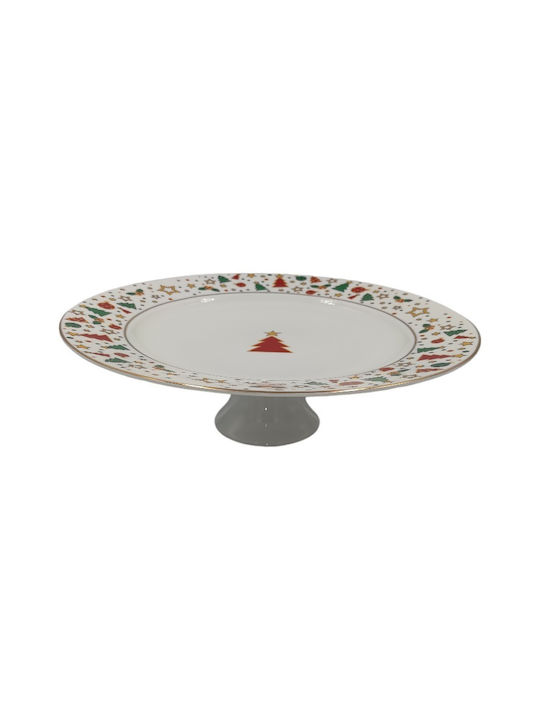 Christinholm Christmas Cake Stands Porcelain White Height 31cm 1pcs