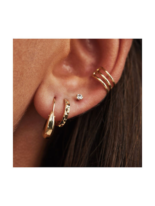 Isabel Bernard Earrings Hoops made of Gold 14K