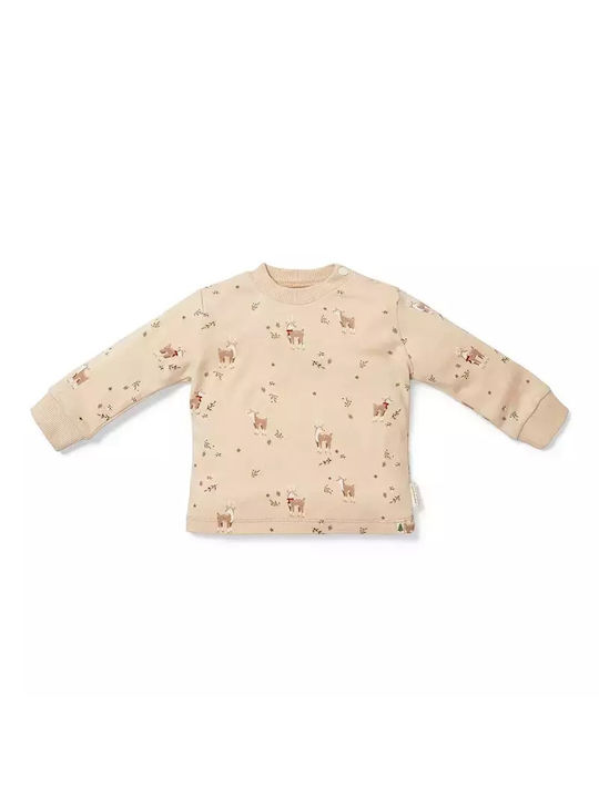 Little Dutch Kids Pajamas Winter Cotton Beige