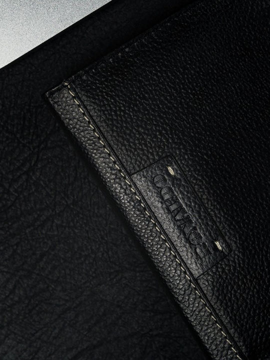 Дървен Мъжки Портфейл с RFID Черен