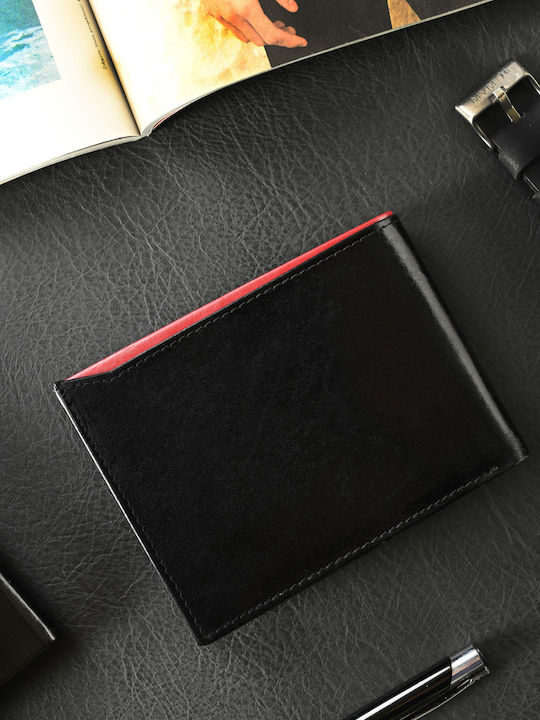Portofel bărbătesc Clasice cu RFID Negru