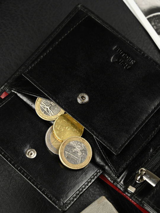 Portofel bărbătesc Clasice cu RFID Negru