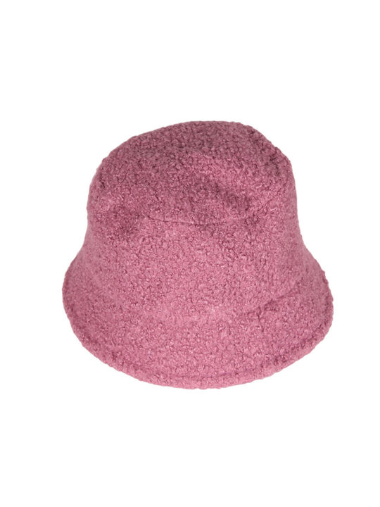 Fabric Women's Bucket Hat Pink