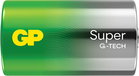 GP Batteries Super Αλκαλικές Μπαταρίες D 1.5V 2τμχ