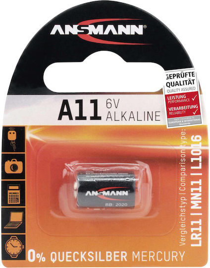 Ansmann Αλκαλική Μπαταρία A11 6V 1τμχ