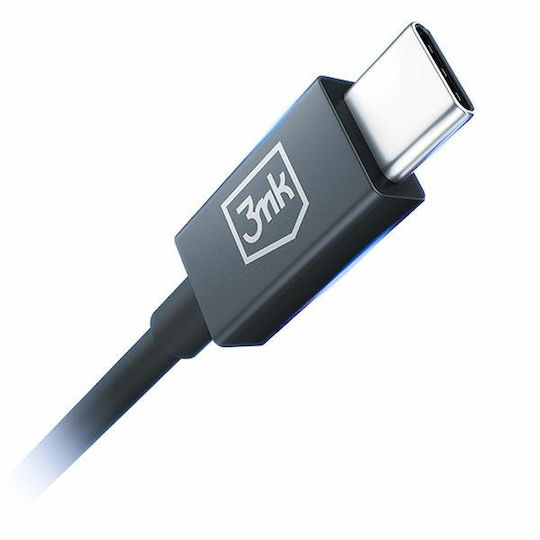 3MK Hyper Thunderbolt 3 Cable 240W Μαύρο 1m