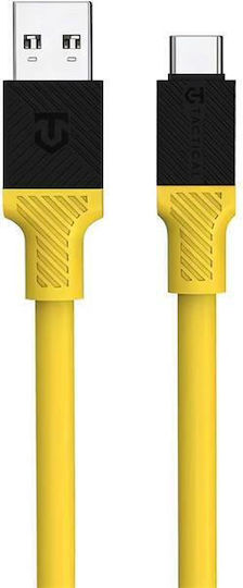 Tactical USB 2.0 Kabel USB-C männlich - USB-A Gelb 1m (57983117383)