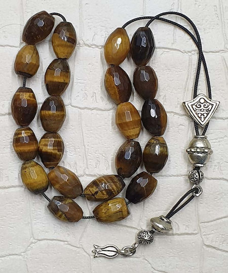 Roloi Komboloi Eye Of The Tiger Worry Beads Multicolour 27cm