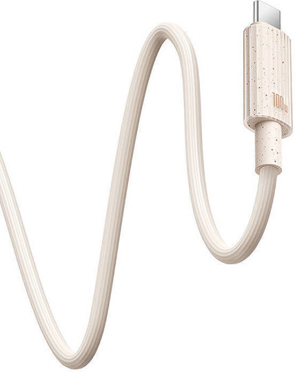 Baseus Series USB 2.0 Cable USB-C male - USB-C 100W PD Ροζ 1m P10360202421-00