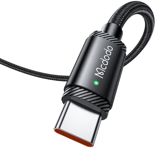 Mcdodo Geflochtenes USB 3.0 Kabel USB Typ-C männlich - USB-A 120W Schwarzes 1,5m CA-4730