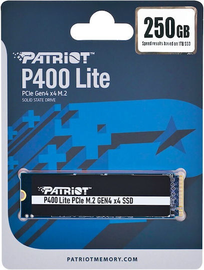Patriot Viper VP400 Lite SSD 250GB M.2 NVMe PCI Express 4.0 P400LP250GM28H