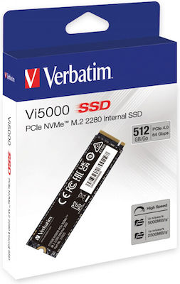 Verbatim Vi5000 SSD 512GB M.2 NVMe PCI Express 4.0