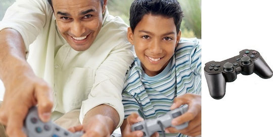 Ασύρματο Gamepad για PS3 / Xbox 360 / Android / PC Μαύρο
