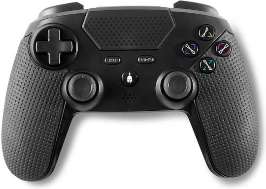 Spartan Gear Aspis 4 Ασύρματο Gamepad για PS4 / PC Μαύρο