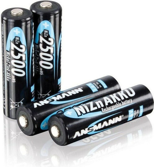 Ansmann Rechargeable Battery AA Ni-Zn 1500mAh 1.6V 4pcs