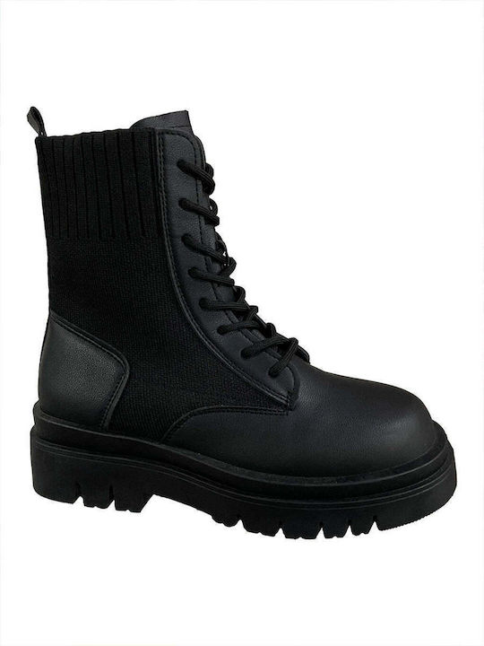 Ustyle Damen Knöchelstiefel Schwarz