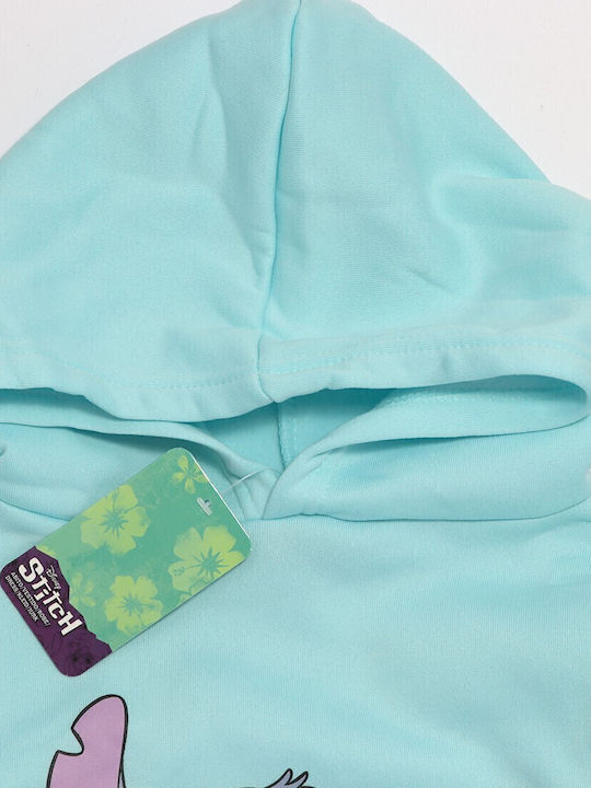 Lilo & Stitch Children's Dress Sweatshirt Long Sleeve Light Blue