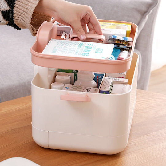 Plastic First Aid Box with Lock